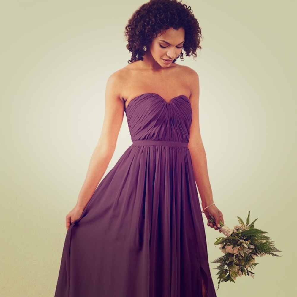 Weddingotn Way Hailey bridesmaid dress in plum